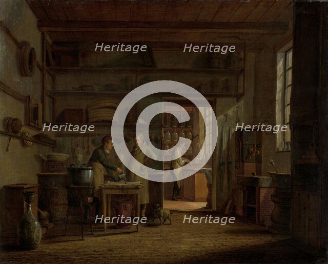 The Distillery of Apothecary A. d'Ailly, 1818. Creator: Johannes Jelgerhuis.