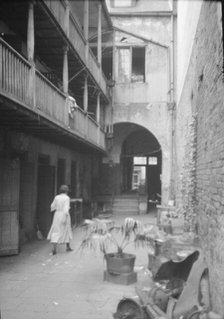 Courtyard, New Orleans, between 1920 and 1926. Creator: Arnold Genthe.