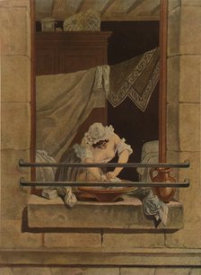 'La Savonneuse', (Washerwoman), c1790-1820, (1913). Artists: Laurent Joseph Julien, Jean Baptiste Moret.