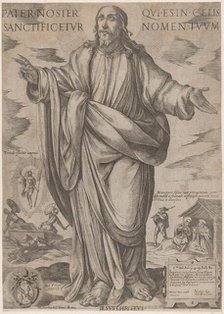 Standing Christ, Blessing from 'Christ, Mary, and the Apostles', ca. 1590-ca. 1610. Creator: Antonio Tempesta.