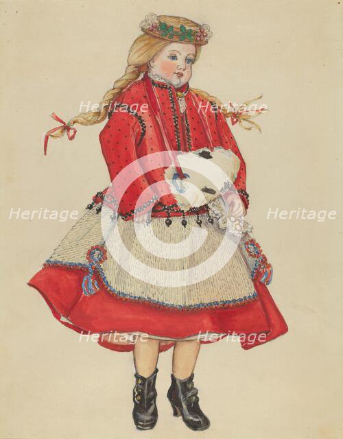 Doll, 1935/1942. Creator: Esther Peck.