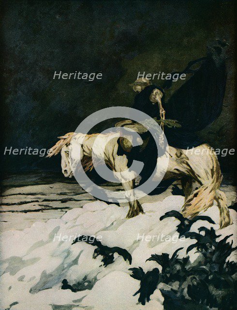 'The Retreat from Moscow', 1911, (1918). Artist: Stephen Baghot De La Bere.