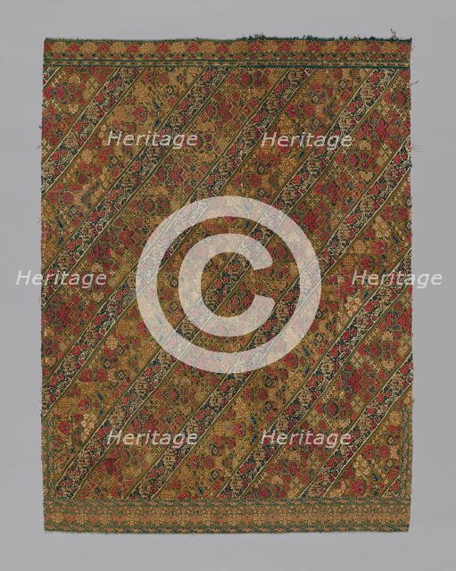 Panel (From woman's trousers), Iran, 1801/50. Creator: Unknown.