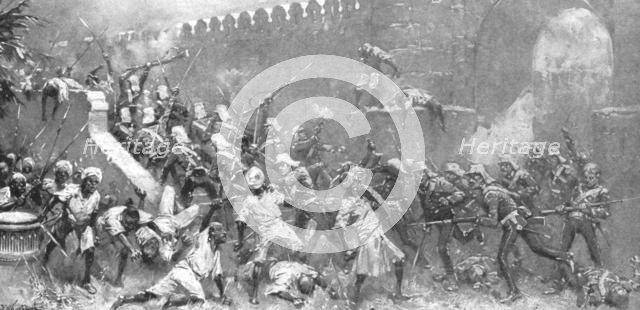 'The Indian Mutiny, 1857-58: The Storming of the Cashmir Gate, Delhi, September 14, 1857', (1901).  Creator: Unknown.