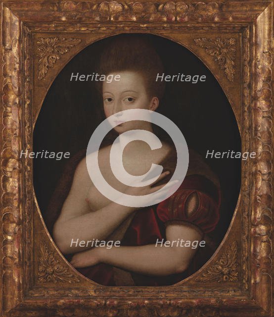 Portrait of Gabrielle d'Estrées (1573-1599), before 1600. Creator: Anonymous.