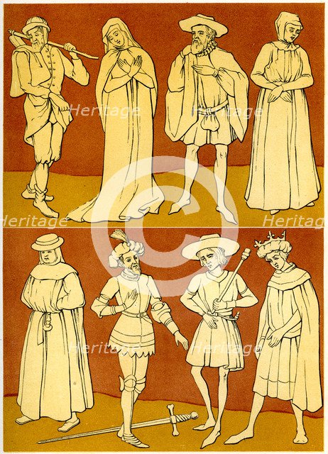 The Dance of Death, 15th century (1849). Artist: Unknown