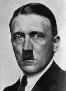Adolf Hitler, Austrian born dictator of Nazi Germany, 1924. Artist: Unknown