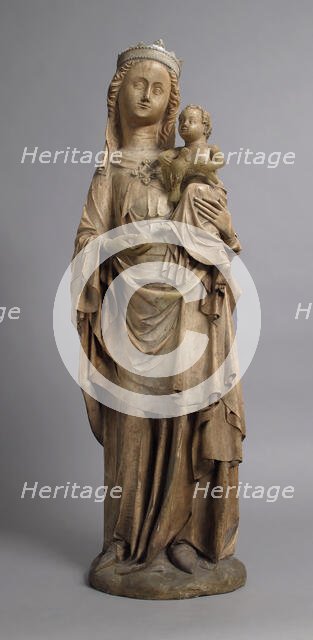 Virgin and Child, French, 14th century. Creator: Unknown.