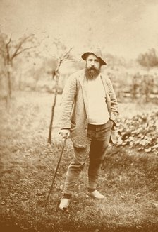 Portrait of the painter Claude Monet, c1889. Creator: Robinson, Theodore (1852-1896).