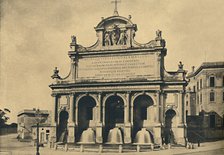 'Roma - Fountain of the aquaduct of Paul V, erected from the designs of Fontana in 1612', 1910. Artist: Unknown.