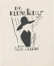 Design for a book cover for: Aart van der Leeuw, De kleine Rudolf, 1930, 1928-1930. Creator: Leo Gestel.