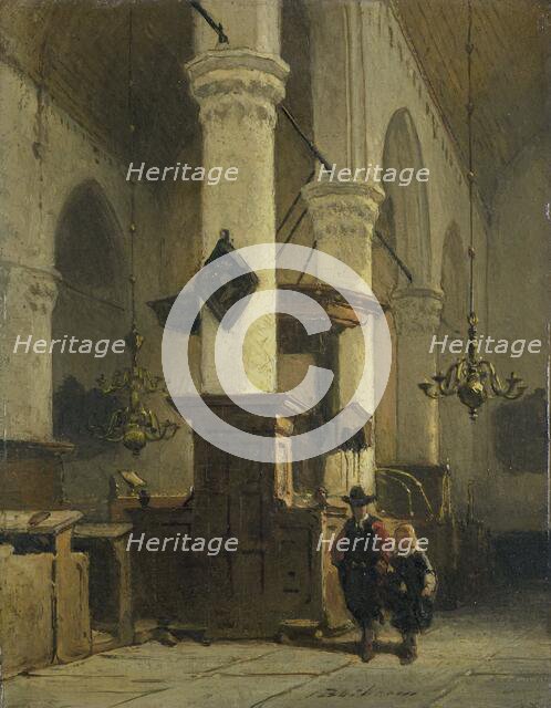 Church Interior, 1850-1891. Creator: Johannes Bosboom.
