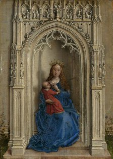 The Virgin and Child enthroned, 1433. Creator: Rogier Van der Weyden.