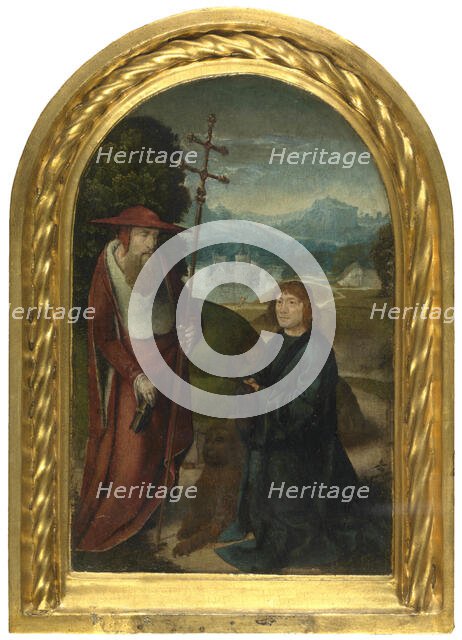 Saint Jerome and Donor, 1500-1515. Creator: Anon.
