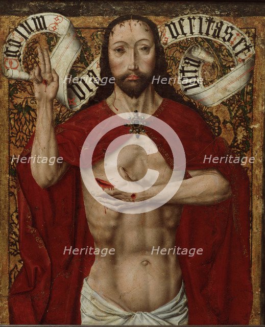 Christ of Pieta', oil by Diego de la Cruz.