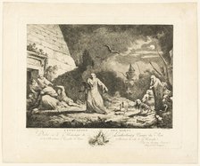 Evocation of the Dead, 1770. Creator: Joseph Francoise Foulquier.
