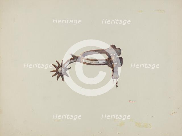 Spur, c. 1940. Creator: Hal Blakeley.