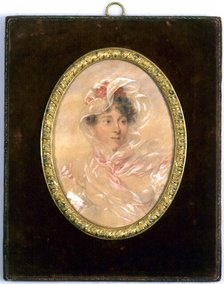 Portrait of Madame de Kercado, c1813. Creator: Jean-Baptiste Isabey.
