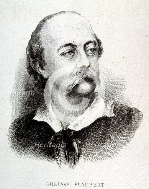Gustavo Flaubert (1821-1880), Frencnh novelist born in Ruan.