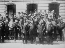 Andrew Carnegie, William Jennings Bryan and others, 1913. Creator: Bain News Service.