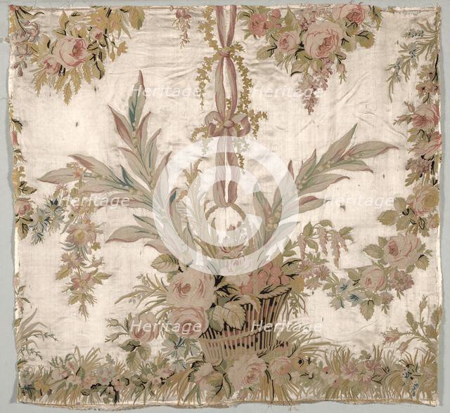 Coverlet and Fragments, c. 1760-1770. Creator: Philippe de Lasalle (French, 1723-1805).
