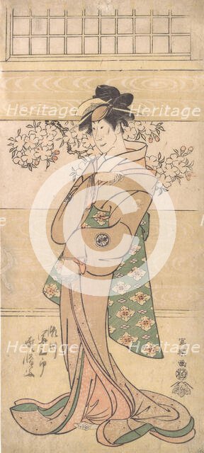 Actor Segawa Tomisaburo II as the Geisha Asaka, 1794-95. Creator: Tôshûsai Sharaku.