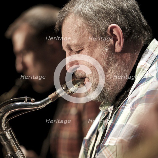 Paul Dunmall, 2014. Artist: Alan John Ainsworth.