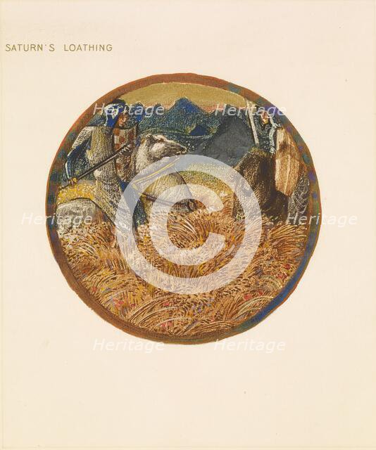 The Flower Book - Saturn's Loathing, 1905. Creator: Sir Edward Coley Burne-Jones.