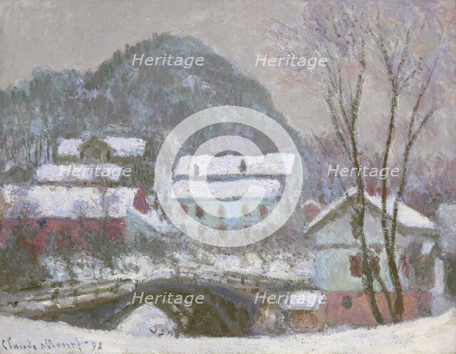 Sandviken, Norway, snow effect, 1895. Creator: Monet, Claude (1840-1926).