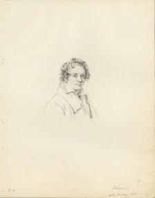 Portrait of the composer Bernhard Henrik Crusell (1775-1838), 1833. Creator: Röhl, Maria (1801-1875).
