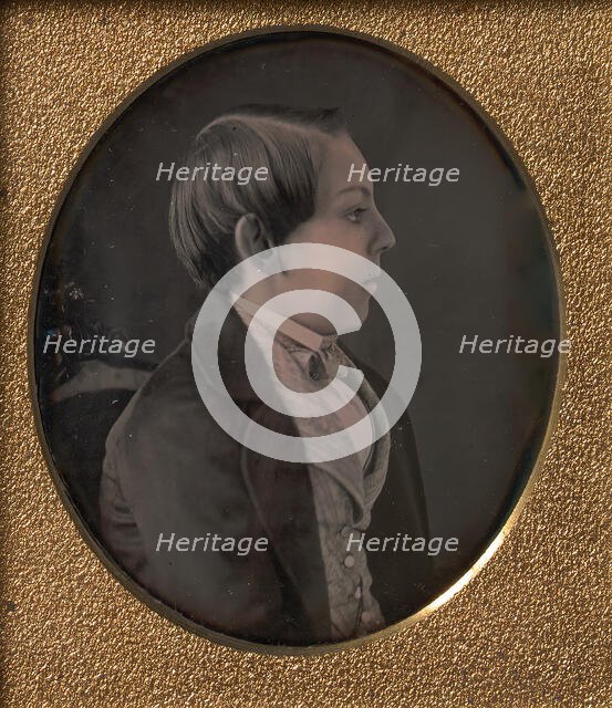 Boy in Profile, 1850s. Creator: Unknown.