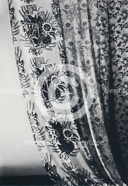 'Atelje Miln - A group of block-printed fabrics from Sweden', 1940. Artist: Unknown.