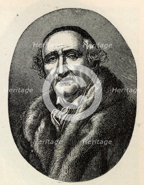 Portrait of Johann Gottfried Schadow (1764-1850). Creator: Anonymous.