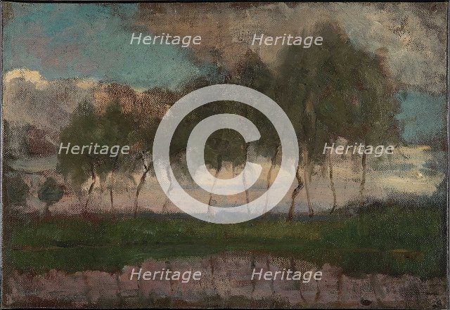 The Gein: Trees by the water.