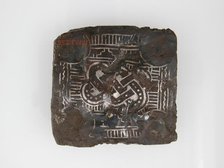 Backplate of a Belt Buckle, Frankish, 6th-7th century. Creator: Unknown.