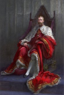 'King George V, in the year of his coronation', 1911.Artist: Walter William Ouless