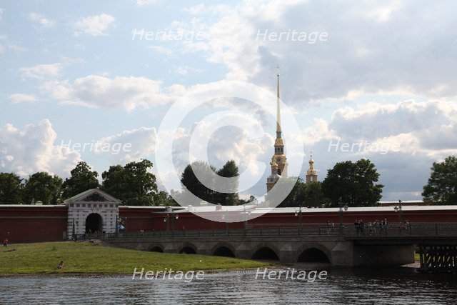 Peter and Paul Fortress, St Petersburg, Russia, 2011. Artist: Sheldon Marshall