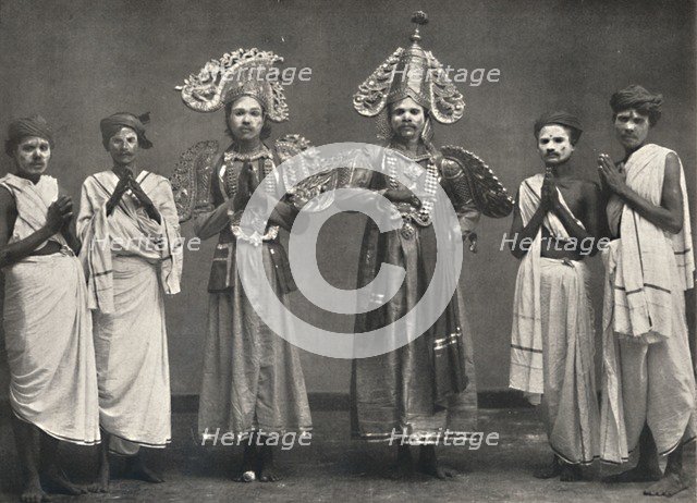 'Szene aus Shakuntalavilasa, dem Spiel von Shakuntala', 1926. Artist: Unknown.