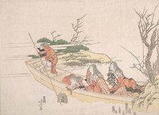 Gathering Sea-Weed. Creator: Hokusai.