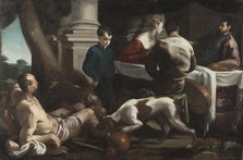 Lazarus and the Rich Man, c. 1550. Creator: Jacopo Bassano (Italian, ca. 1510-1592).