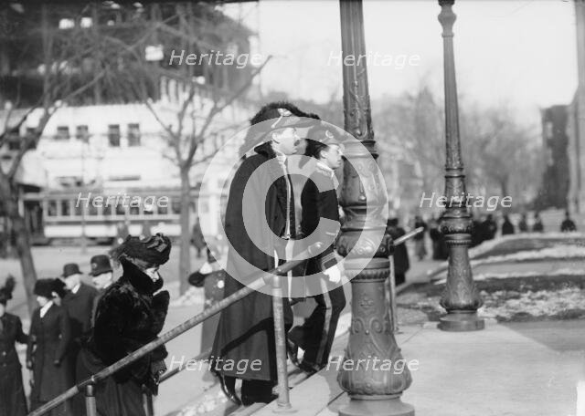 Señor Don Anibal Cruz, Ambassador from Chile - His Funeral at St. Patrick's Church..., 1910. Creator: Harris & Ewing.