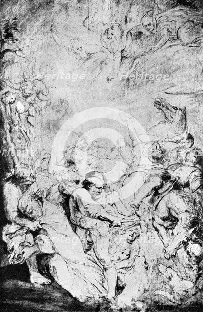 Sketch of the Martydom of St Livinus, c1633, (1933).Artist: Peter Paul Rubens