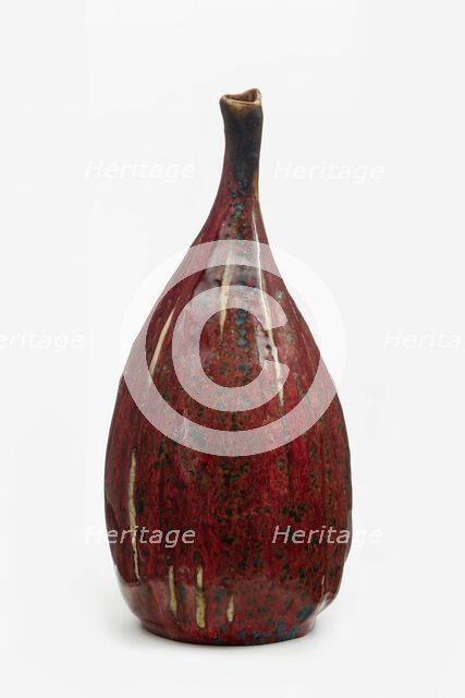 Gourd Vase, France, 1893-1900. Creator: Pierre-Adrien Dalpayrat.