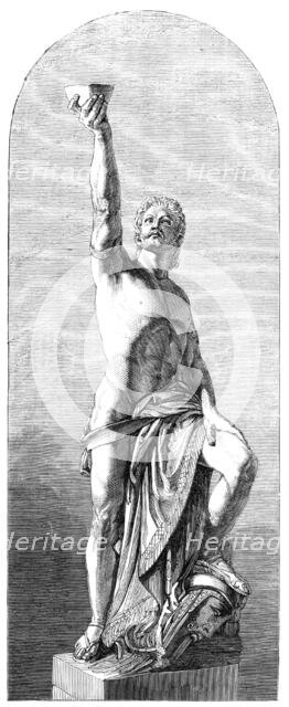 The International Exhibition: marble statue - "Sardanapalus" (from Byron's Tragedy)..., 1862. Creator: Unknown.