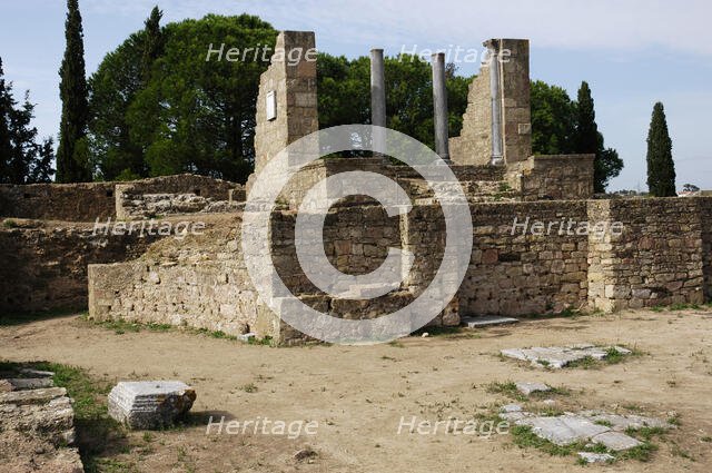 Remains of the Forum, Miróbriga, Alentejo region, Portugal, 1st-4th centuries (2008).  Creator: Unknown.