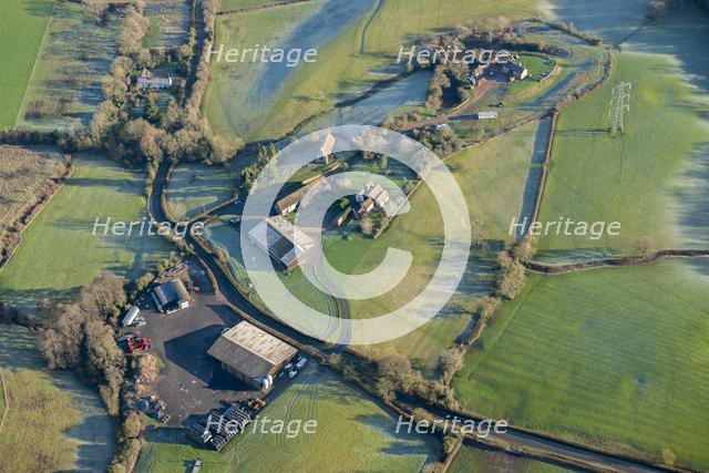 Moated site at Church Farm, Morton Bagot, Warwickshire, 2014. Creator: Historic England Staff Photographer.