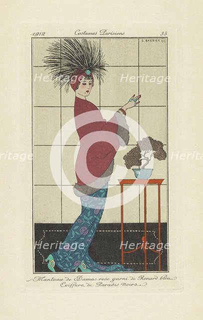 Journal des dames et des modes , 1912. Creator: Barbier, George (1882-1932).