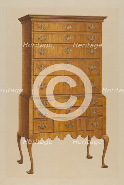 Highboy, c. 1938. Creator: Ferdinand Cartier.