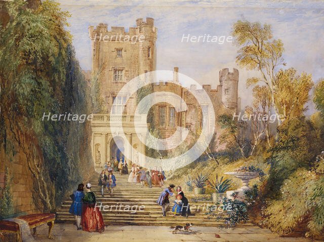 Powys Castle, Wales, 1885. Creator: David Cox the Younger.