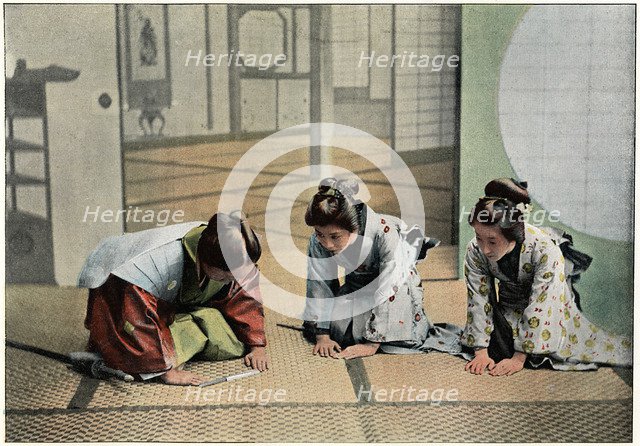 'A Ceremony in Japan', c1890. Artist: Charles Gillot